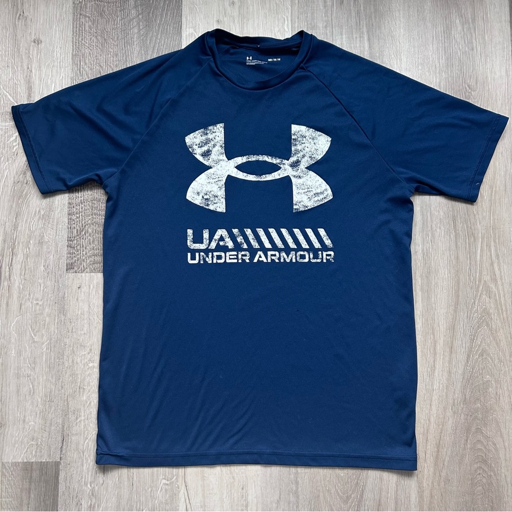 Under Armour Men's Navy Short Sleeve Tee